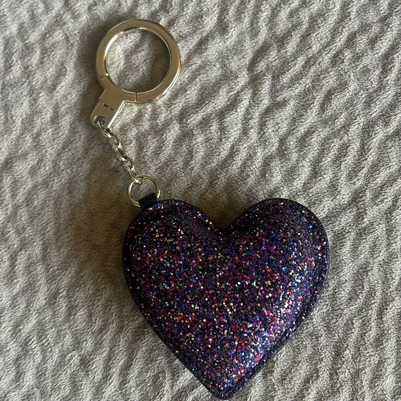 Kate Spade heart keychain sparkle - Picture 6 of 6